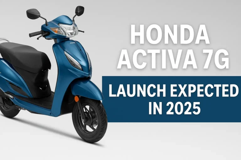 Honda Activa 7G – Launch, Price, Features in 2025