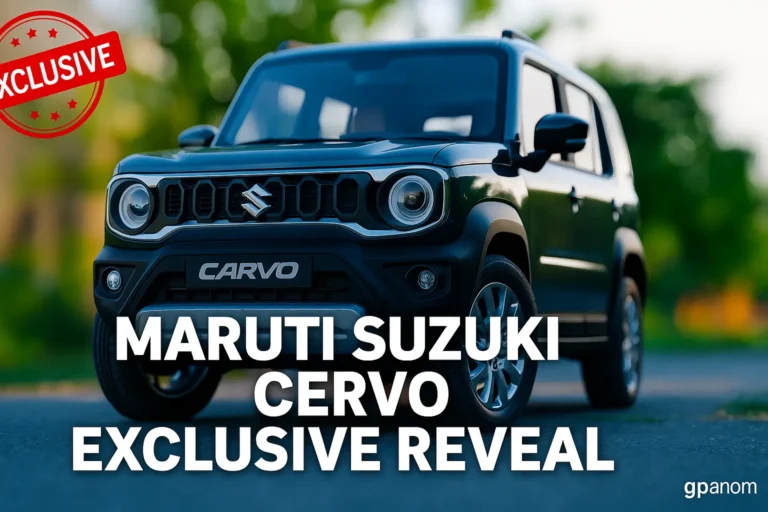 Maruti Suzuki Cervo 2025 Small Car with Best Mileage and Stylish Design