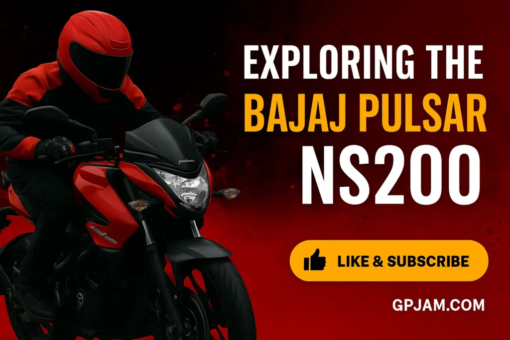 Bajaj Pulsar NS200 2025 model in Glossy Ebony Black with updated LED headlight
