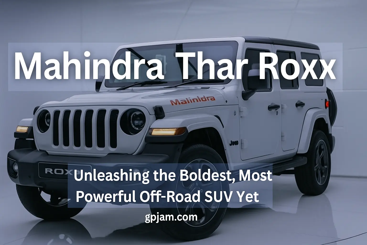 Mahindra Thar Roxx 2025 parked on rocky terrain with Mocha Brown finish and 4x4 stance, showcasing rugged design and off-road capability.