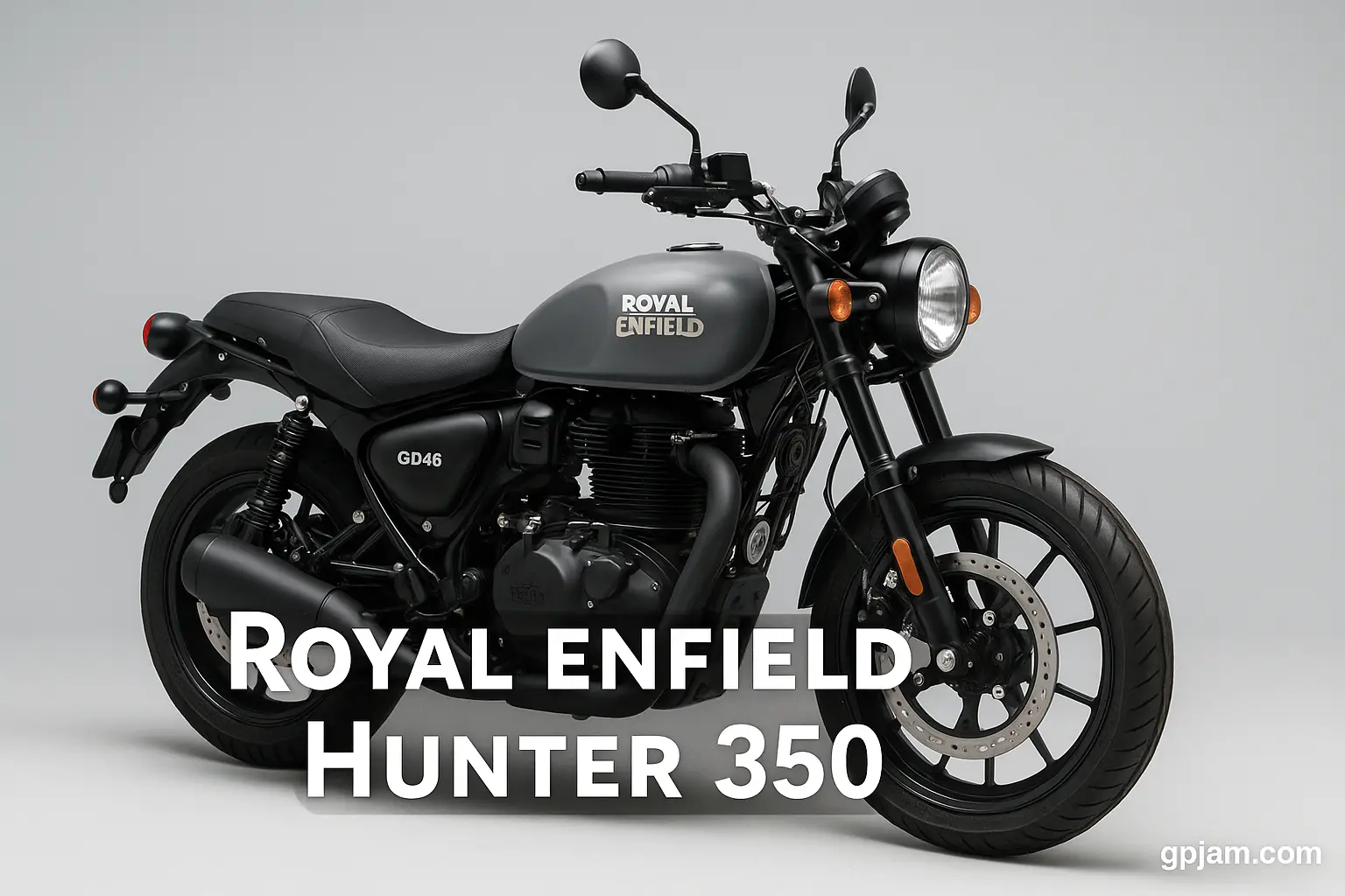 Hunter 350 riding through city streets