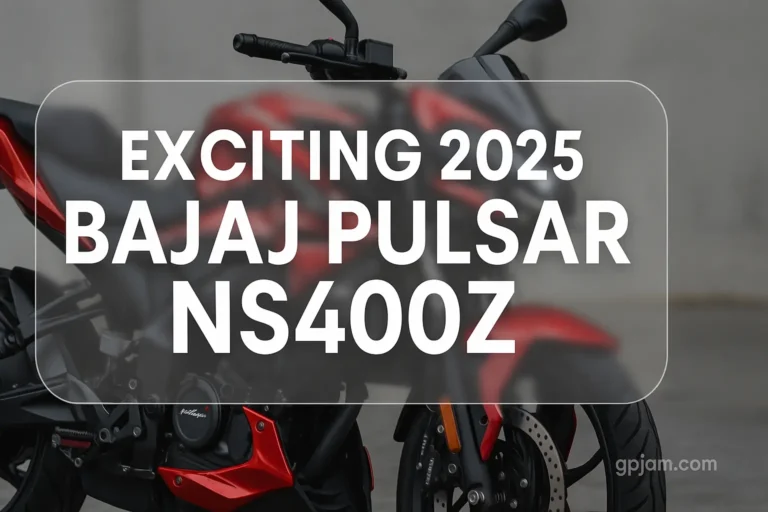 2025 Bajaj Pulsar NS400Z sports bike in Glossy Racing Red on an open road